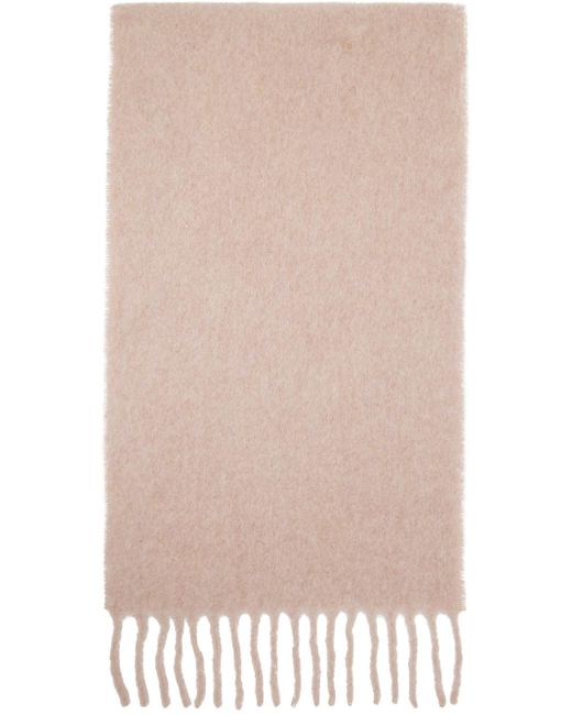 AMI Natural Pink Patch Scarf