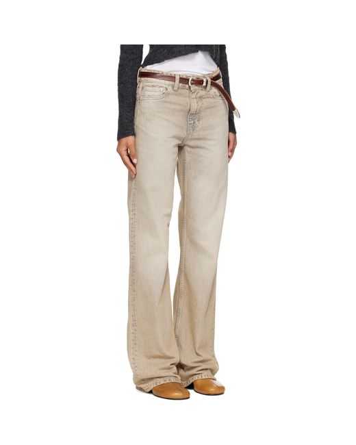 Our Legacy Natural Boot Cut Jeans