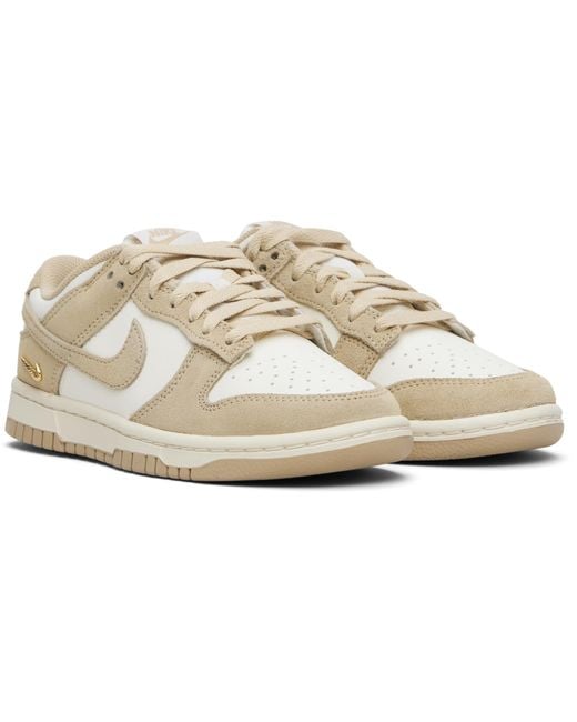 Nike Black Off- Dunk Low Suede Sneakers