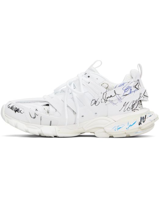 【 BALENCIAGA 】Track Autographe スニーカー Balenciaga Track Autographe White / Black 𝗖𝗼𝗹𝗼𝗿𝘄𝗮𝘆