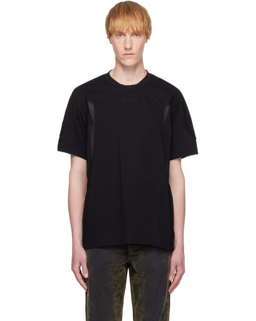 メンズ Helmut Lang ブラック Sport Tシャツ Black