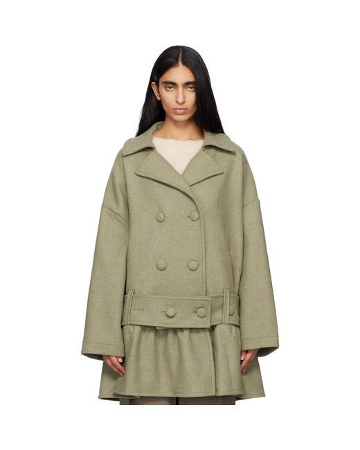 Renaissance Renaissance Green Luna Coat