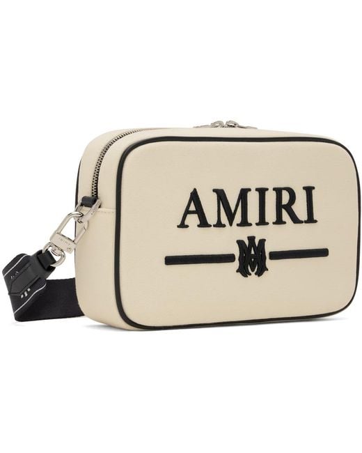 Amiri Black Off-white Camera Bag for men