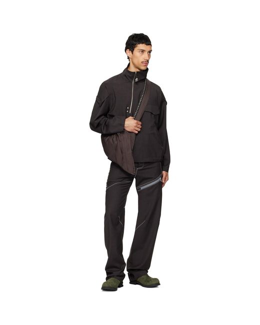 Kiko Kostadinov Black Farkas Pullover Jacket for men