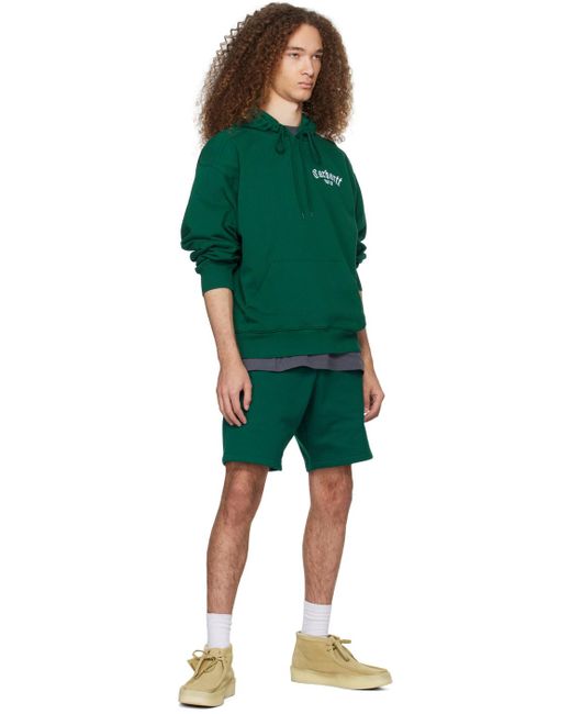 Carhartt Green Chase Shorts for men