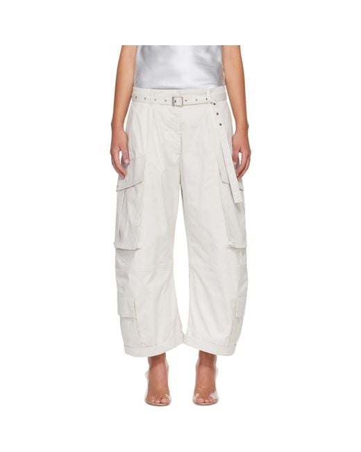 Acne Natural Belt Cargo Pants