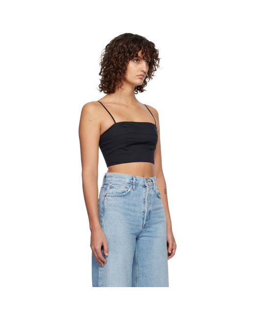 Staud Black Federico Camisole