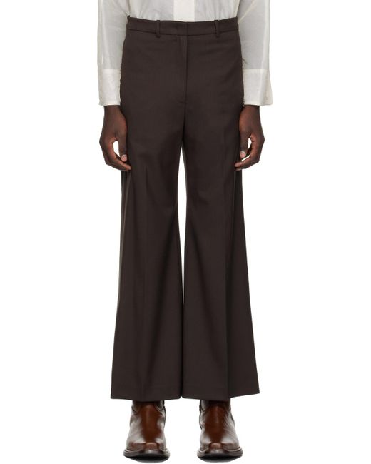Low Classic Black Wide Trousers for men