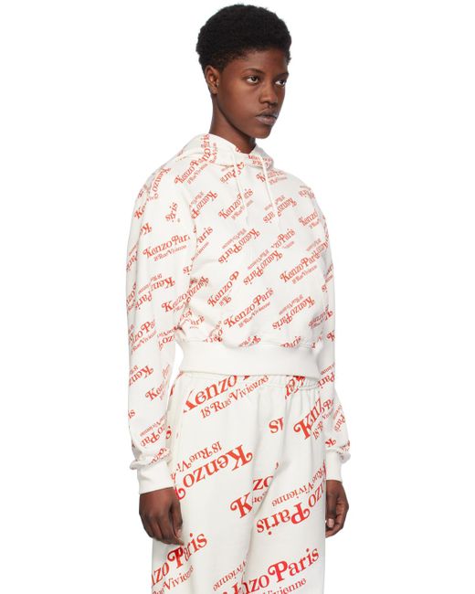 KENZO Natural Off-white Paris Verdy Edition Hoodie