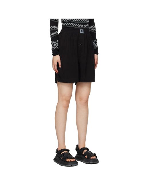 Eytys Black Aniara Shorts