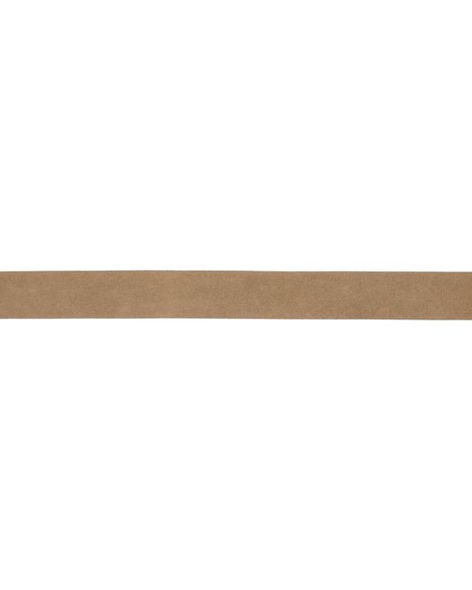Rag & Bone Black Suede Leather Rugged Belt for men