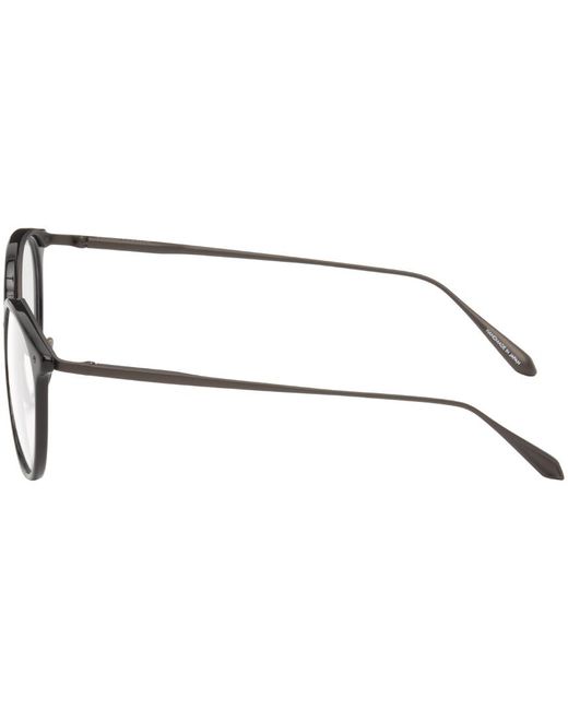 Linda Farrow Black Calthorpe Glasses for men