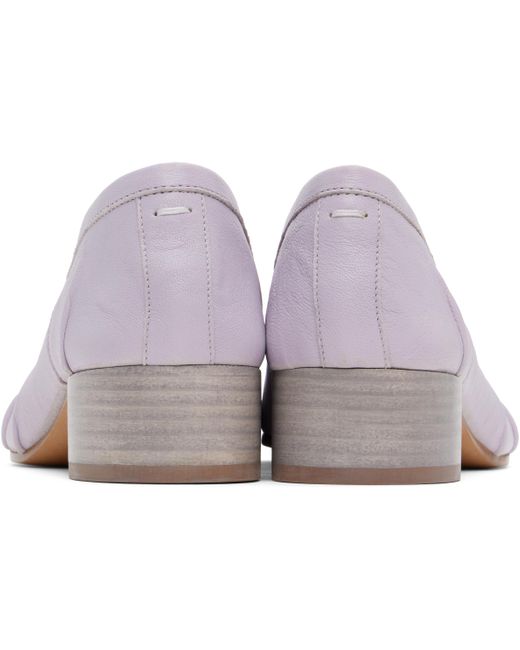 Maison Margiela パープル Tabi New Ballerina ヒール Black