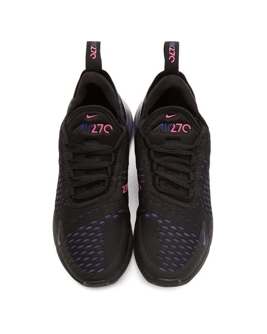 Men's shoes Nike Air Max 270 Black/ Laser Fuchsia-Regency Purple