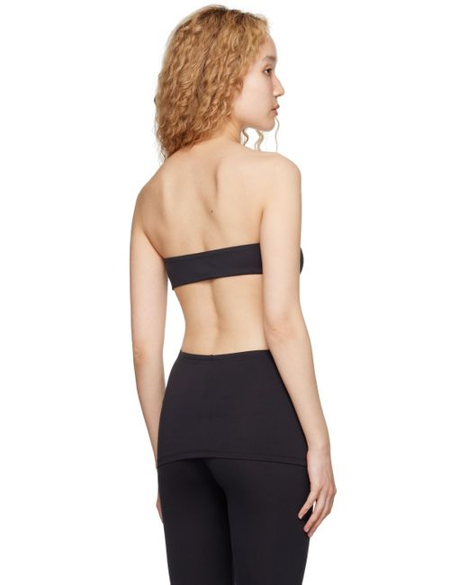 Issey Miyake Black Skin Tube Camisole