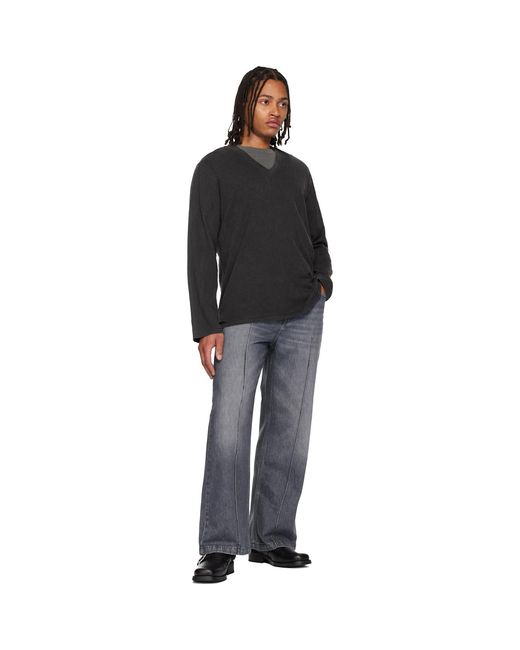 Our Legacy Gorge Longsleeve T-Shirt in Black for Men | Lyst UK