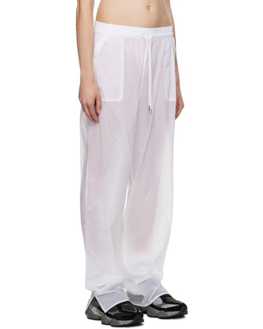 Alo Yoga White Cloud Nine Trousers