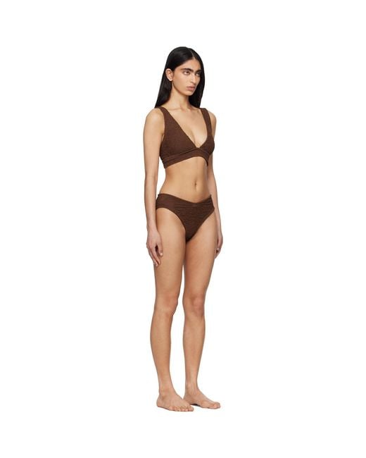 Hunza G Brown Angel Bikini