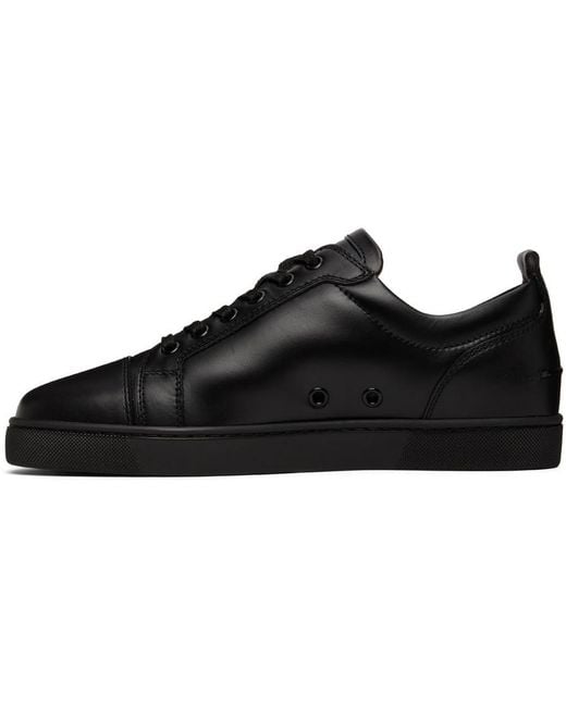 Christian Louboutin Leather Black Louis Junior Low-top Sneakers for Men |  Lyst