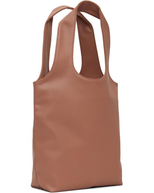 A.P.C. ピンク スモール Ninon トートバッグ Brown