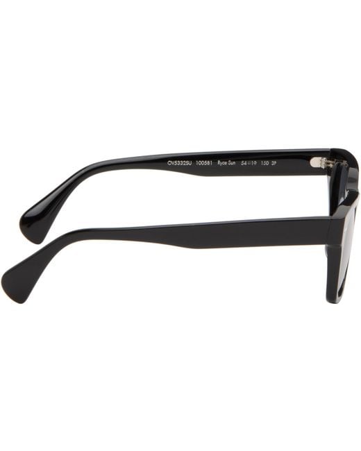 Oliver Peoples Black Ryce Sunglasses for men