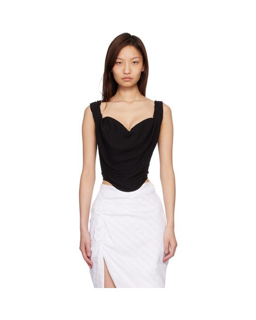 Vivienne Westwood Black Sunday Corset Top