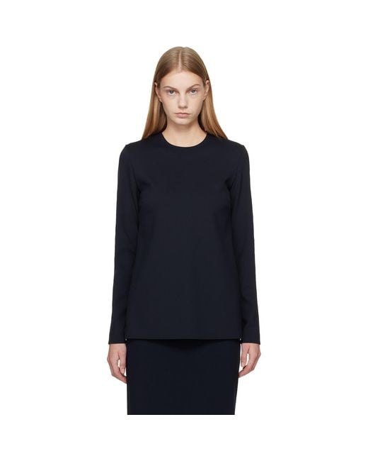 Max Mara Blue Mxpneutro Top