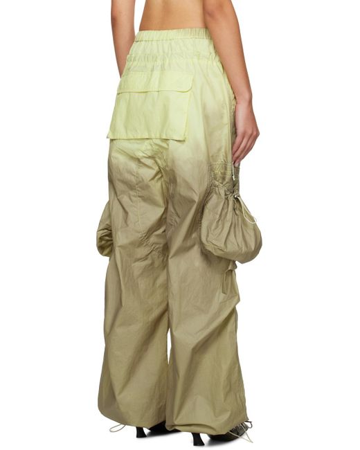 ANDERSSON BELL Yellow Balloon Cargo Pants