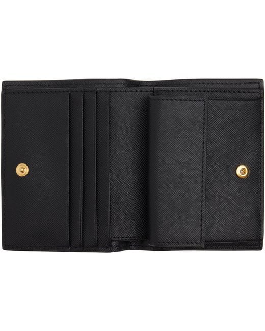 Marni Black Saffiano Leather Bi-Fold Wallet for men