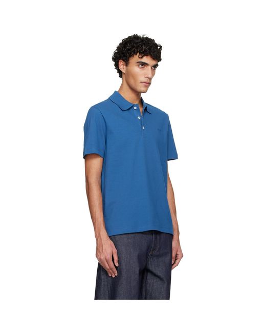 A.P.C. Blue Standard Polo for men