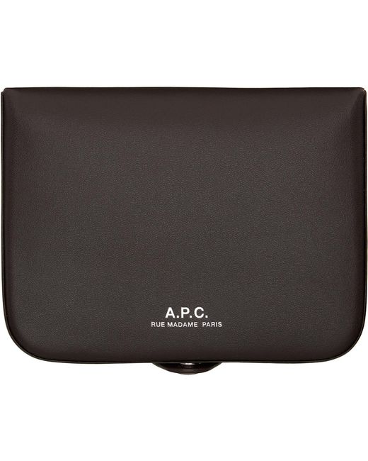 A.P.C. Black Josh Wallet for men