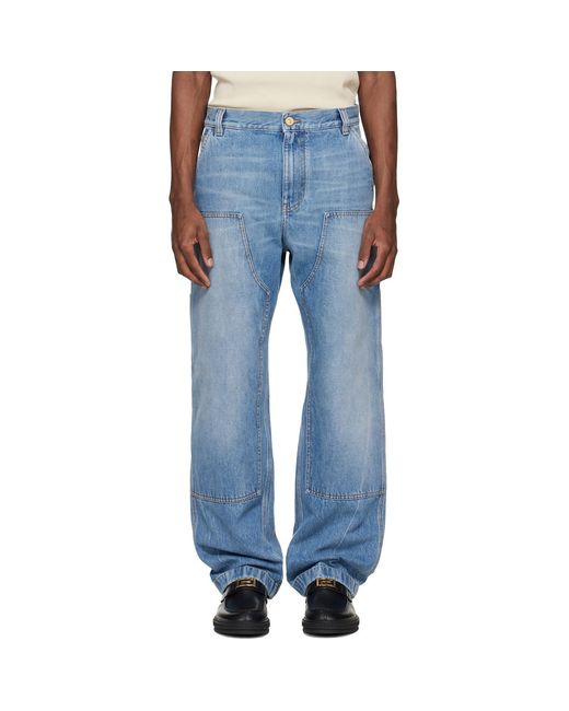 Versace Blue Carpenter Jeans for men