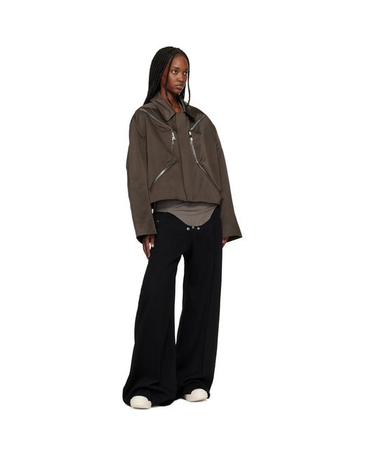 Rick Owens Black Temple Extreme Low Sneakers