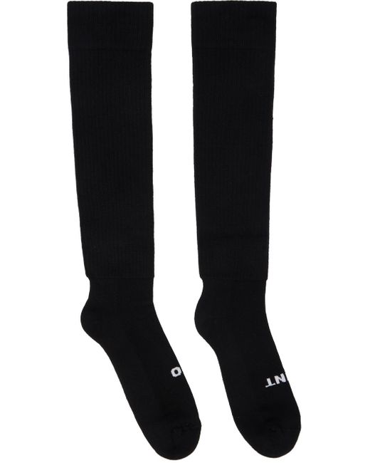 Rick Owens Black 'So Cunt' Socks for men