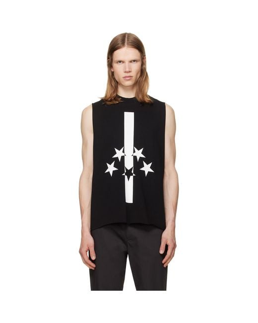 JKEEFER Black Flag Cut Sleeve Tank Top for men