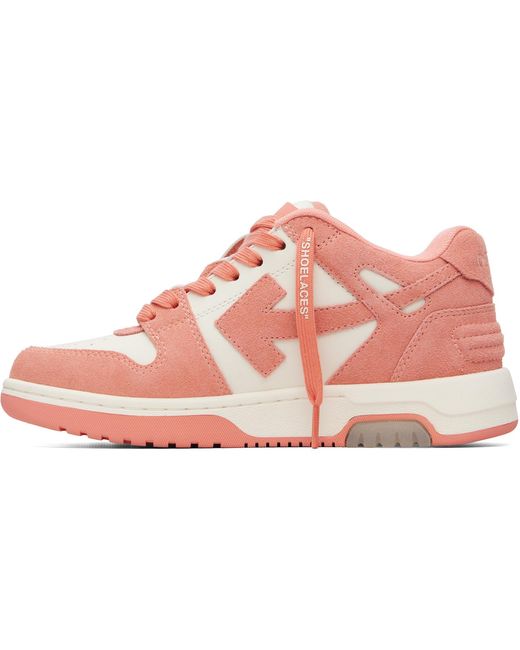 Off-White c/o Virgil Abloh Pink 'Out Of Office' Sneakers