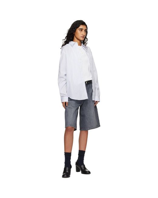 mfpen Black Rivet Denim Shorts