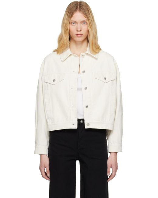 アウターその他 A.P.C. 'Cally' jacket White Cally jacket | Dyed organic cotton denim | A.P.C. Ready-to-Wear