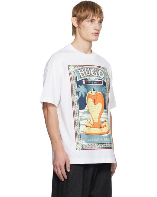 HUGO Black Cobra T-Shirt for men