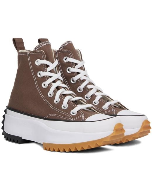 Converse Brown Run Star Hike Sneakers