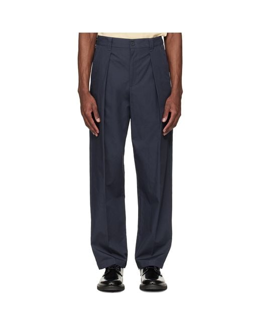 A.P.C. Blue Renato Trousers for men