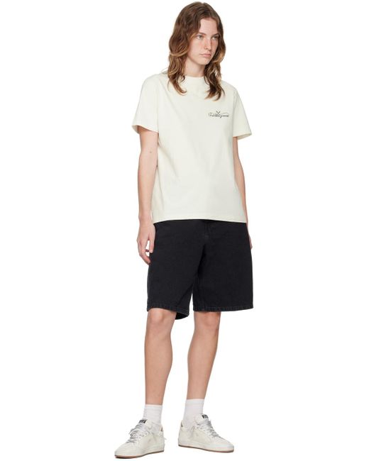 Golden Goose Deluxe Brand En Goose オフホワイト Ball Star スニーカー Black