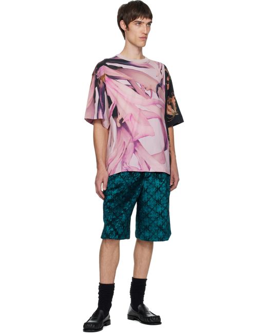T-Shirt Surdimensionné Rose Dries Van Noten pour homme en coloris Pink