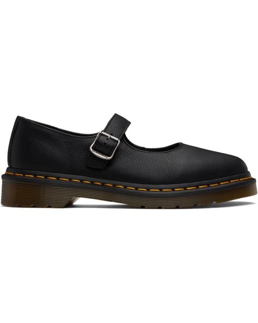 Dr. Martens Black Elphie Virginia Mary Jane Loafers