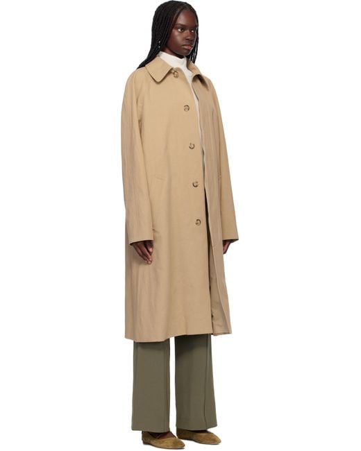 A.P.C. Black Edouard Trench Coat