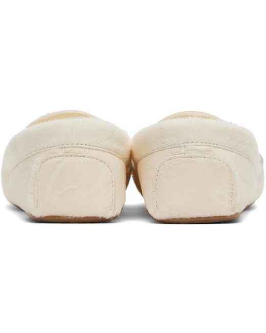 The Row Off-White Lucca Loafers