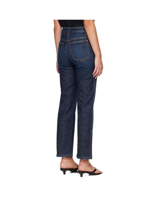 Khaite Blue Abigail Stretch Jeans