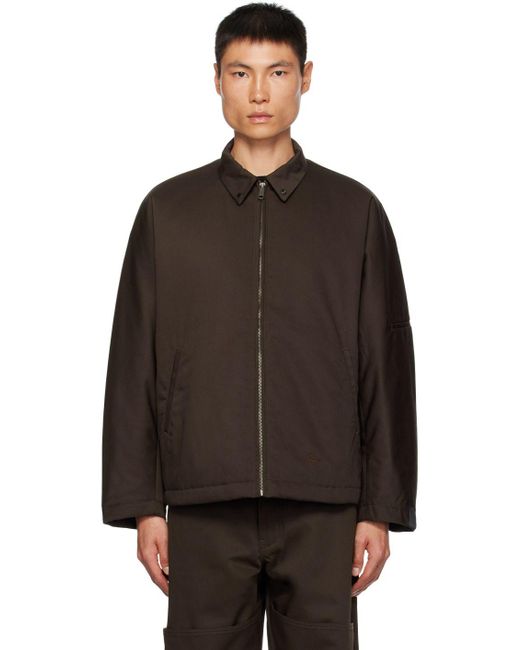 N. Hoolywood N.hoolywood Brown Dickies Edition Jacket in Black for