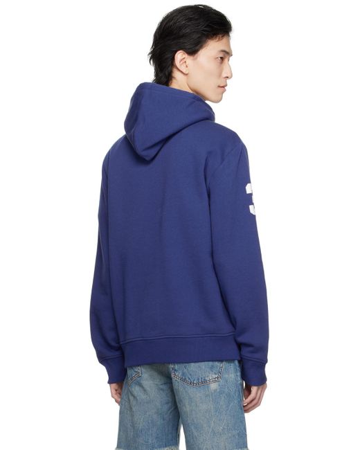 Polo Ralph Lauren Blue Embroidered Hoodie for men