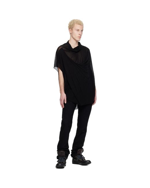 Julius Black Gusset Jeans for men